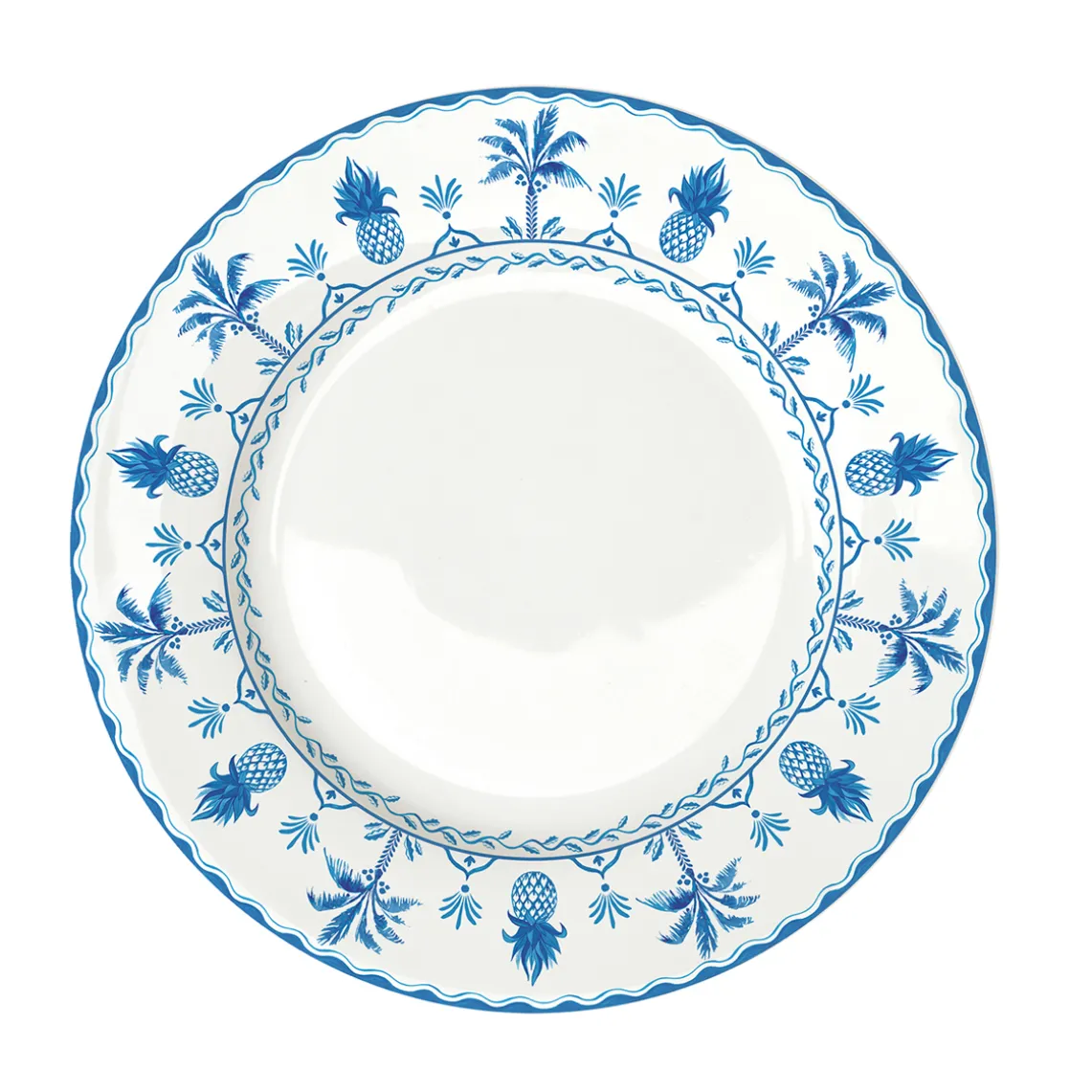Assiette bleue EXOTIC VIBES