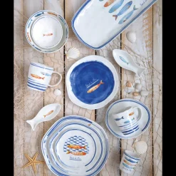 Assiettedessert Ø 21 cm En Porcelaine BORD DE MER